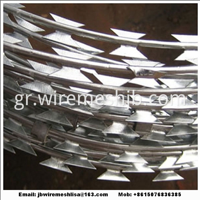 BTO-22 Hot Dipped Galvanized Concertina Razor Wire